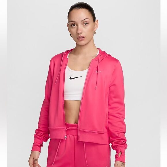 Nike Therma-FIT One Women's Full-Zip Hoodie in Aster Pink! - Picture 1 of 8